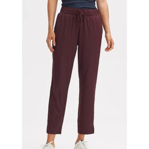 Opus Trouser Pants Womens Size 40 US 10 Mefini Jogpants Germany Wine Purple